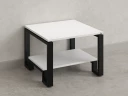Журнальный стол с полкой 1000x700x550 RM181-10x7 Белый/Черный