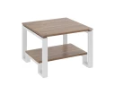 Журнальный стол с полкой 1100x600x550 RM181-11x6 Дуб Юстус/Белый