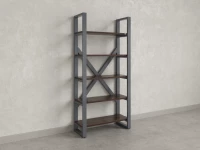 Стеллаж, 5 уровней 900x370x1920 RM131-90x37 Дуб Апрельский шоколад/Серый