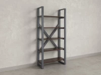 Стеллаж, 5 уровней 900x370x1920 RM131-90x37 Дуб Апрельский шоколад/Серый