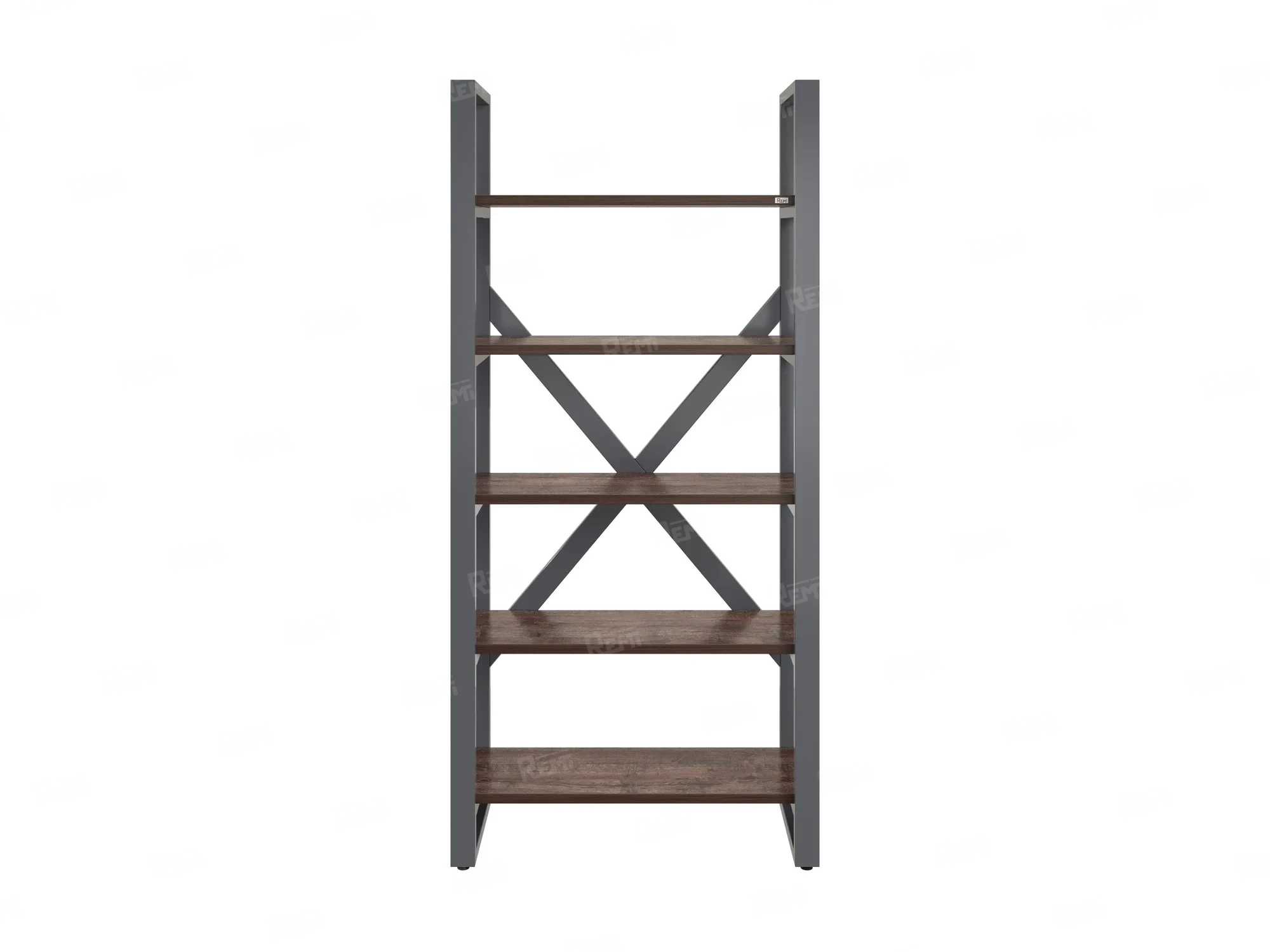 Стеллаж, 5 уровней 900x370x1920 RM131-90x37 Дуб Апрельский шоколад/Серый