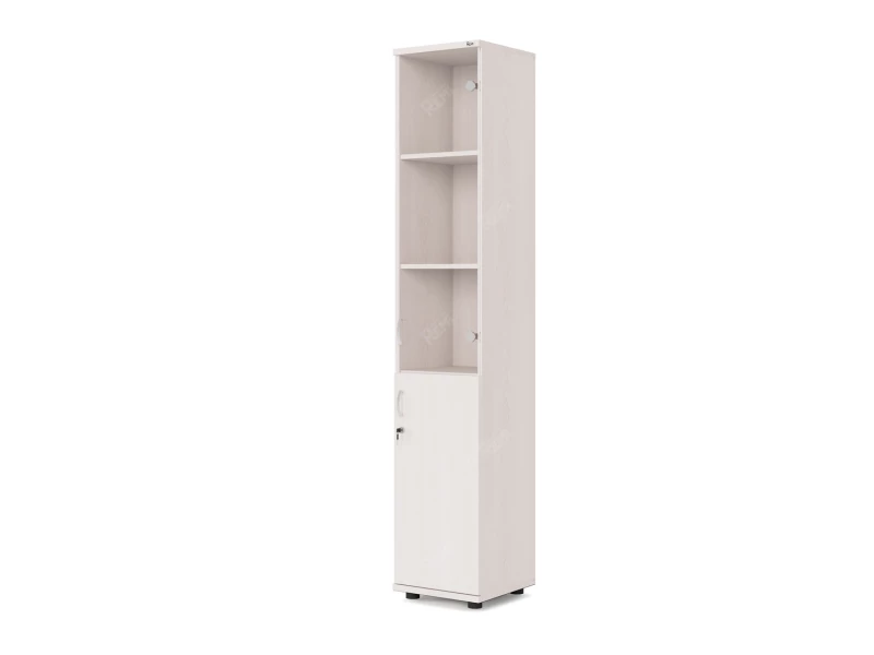 Шкаф комбинированный RLG032 350х350х1830 Дуб Молочный, Серия ЛАЙТ | LIGHT