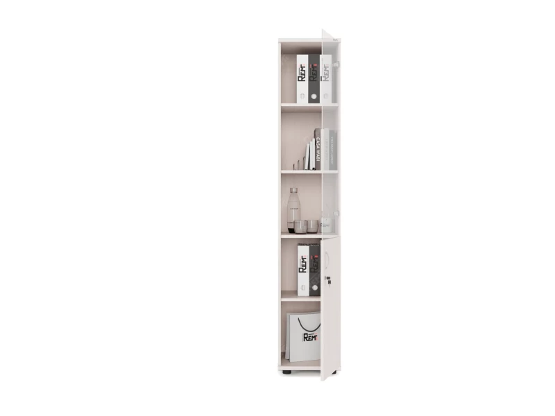 Шкаф комбинированный RLG032 350х350х1830 Дуб Молочный, Серия ЛАЙТ | LIGHT