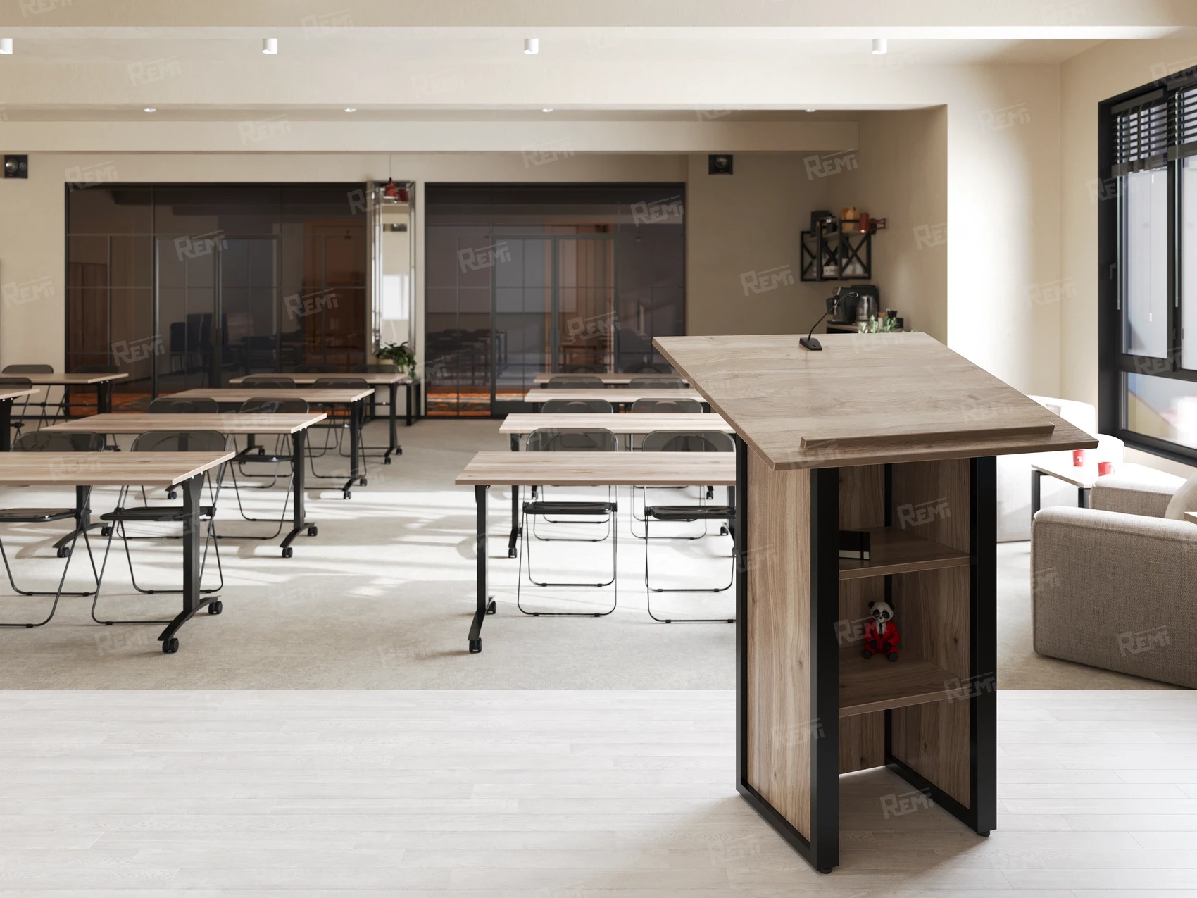 Мебель для конференций и лекционных залов из Серии РЕМИ МЕТАЛ | REMI METAL