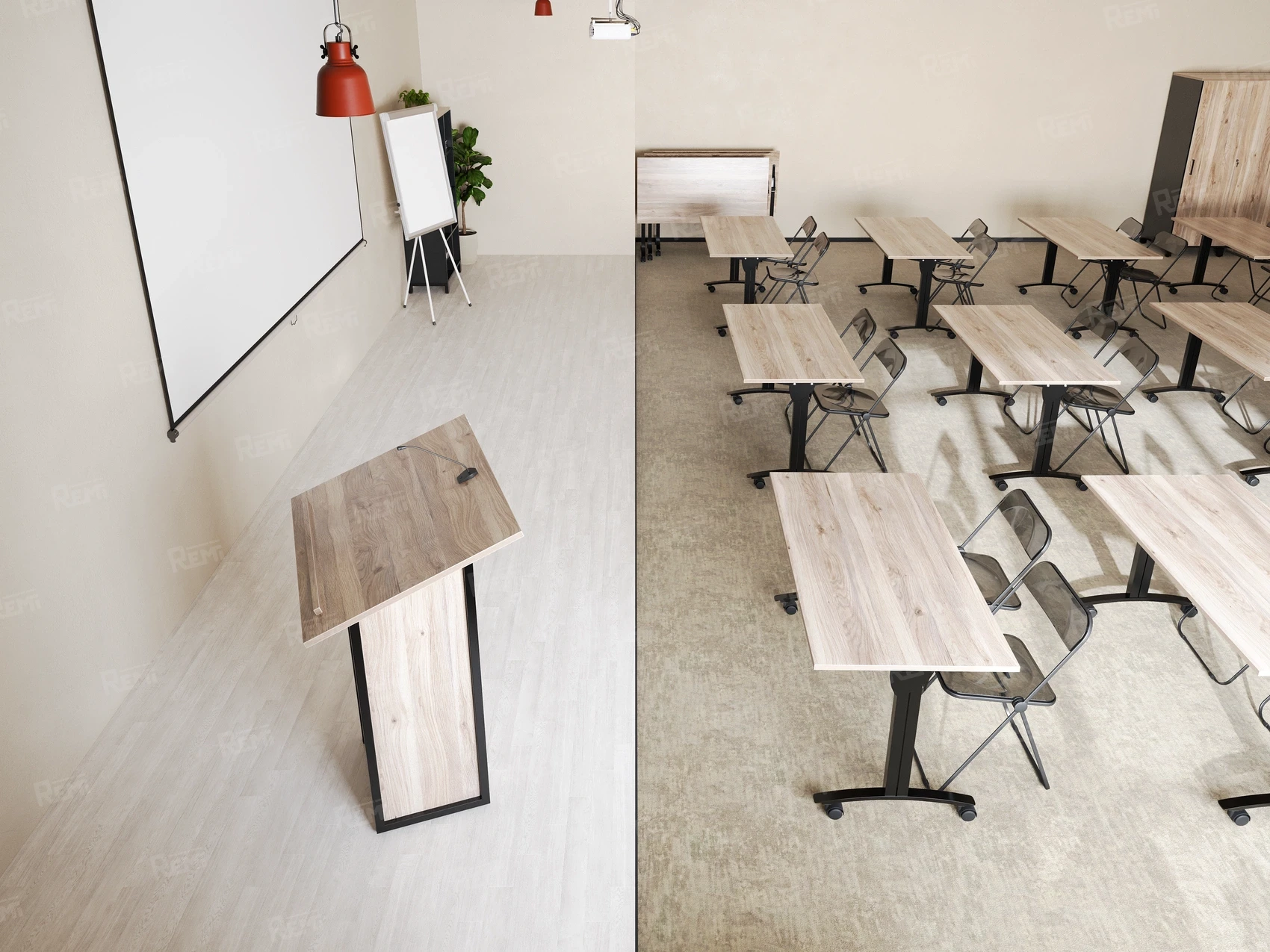 Мебель для конференций и лекционных залов из Серии РЕМИ МЕТАЛ | REMI METAL