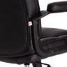 Кресло BERGAMO хром Черный/Черный, Экокожа (арт. 19370)