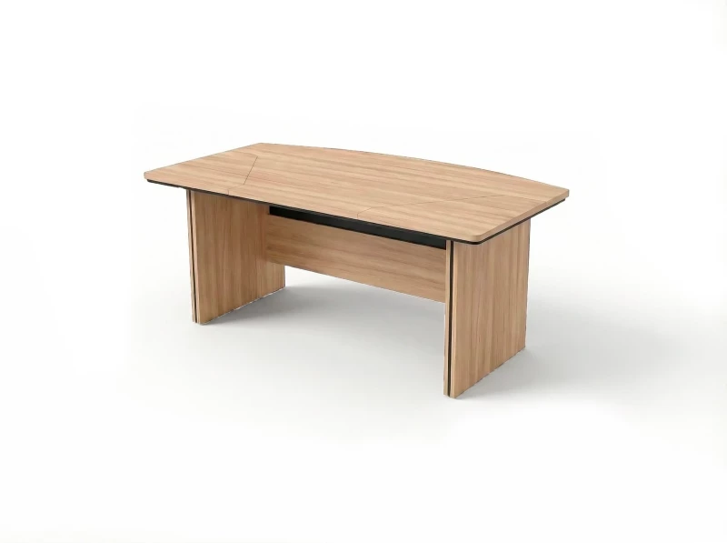 BRL RB068-180x100 Стол руководителя прямой составной 1800х1000х760 Акация/Черный