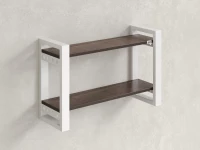 Полка настенная 900x200x500 RM194-90x20 Дуб Апрельский шоколад/Белый