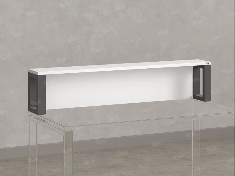 Надстройка для стола 1600x200x300 RM208-160x40 Белый/Серый
