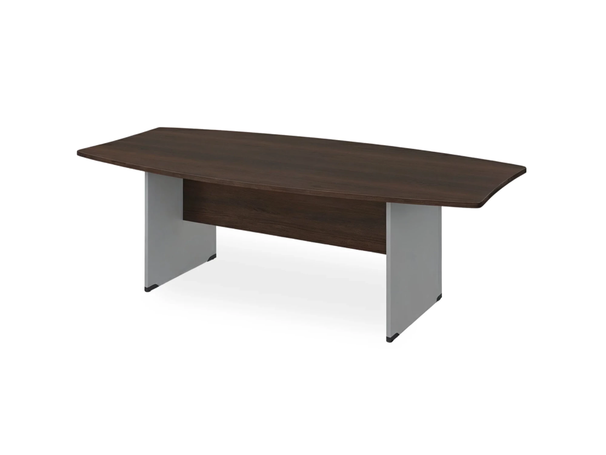 BRL RB006-240х120 Конференц-стол на панельном каркасе 2400х1200х740 Венге/Серый вулкан-кий