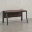 Стол прямой, Л-опора, экран ЛДСП,парящая стол-ца 1400x800x750 RM009-14x8 Дуб Апрельский шоколад/Серый