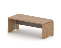 Стол руководителя RACR001 200x90x75 Акация Шеффилд/Серый камень, Серия Аккорд Директор | Accord Director
