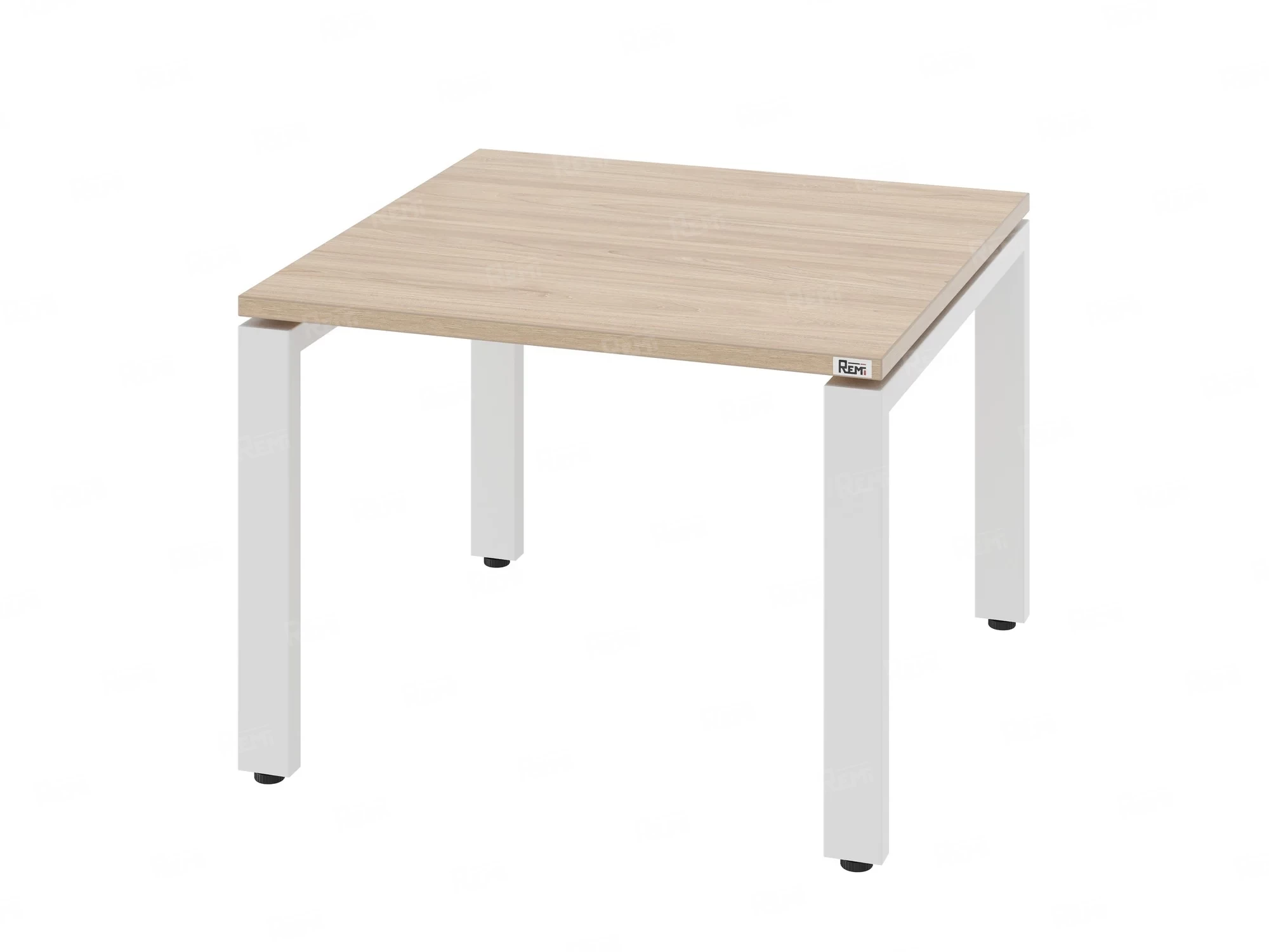 Журнальный стол с полкой 1200x700x550 RM183-12x7 Вяз Швейцарский светлый/Белый