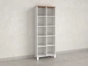 Стеллаж, 10 ячеек 750х370х1980 RM142-75x37 Дуб Юстус/Белый
