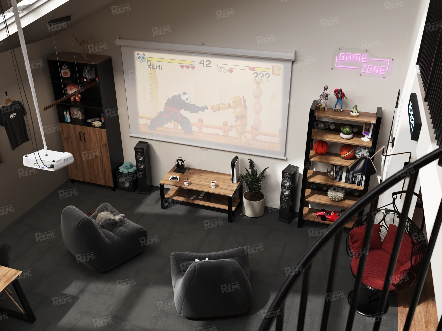 Мебель для зоны отдыха коллекции РЕМИ МЕТАЛ | REMI METAL