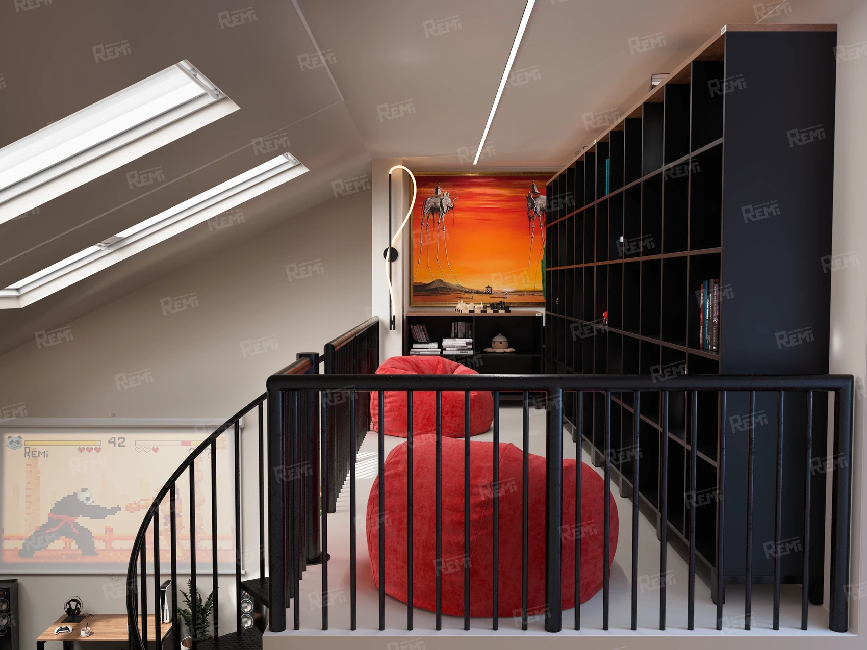 Мебель для зоны отдыха коллекции РЕМИ МЕТАЛ | REMI METAL