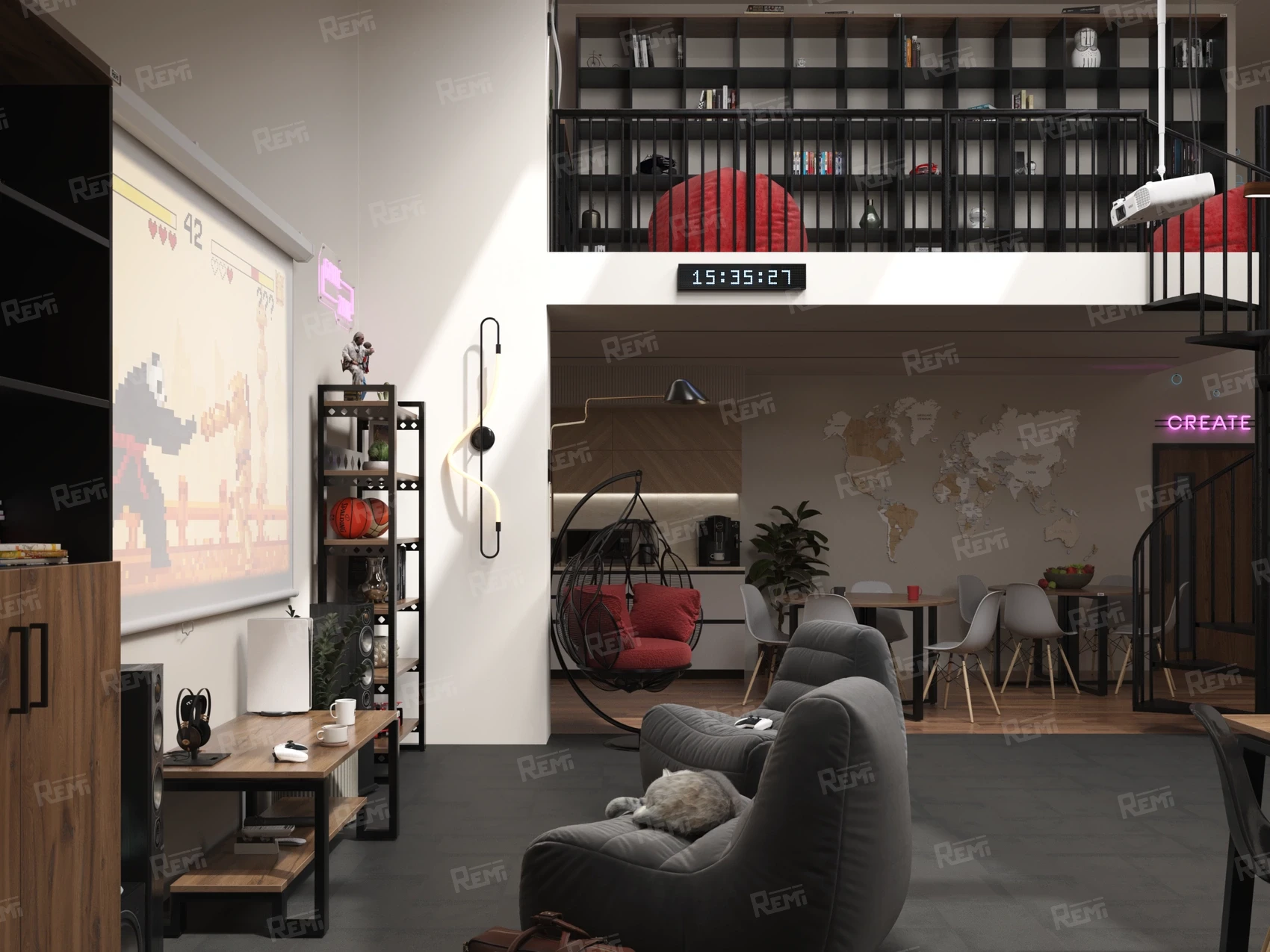 Мебель для зоны отдыха коллекции РЕМИ МЕТАЛ | REMI METAL