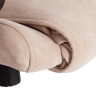 Кресло BERGAMO хром Бежевый/Бежевый, Флок (арт. 19371)