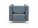 Кресло ГОРИЗОНТ на 1 место цвет Голубой-серый
