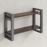Полка настенная 900x200x500 RM194-90x20 Дуб Апрельский шоколад/Серый