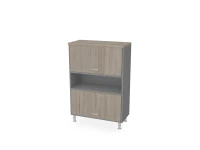 BRL RB055-90х43 Шкаф с двумя лифт-дверями 900х430х1290 Шорвуд/Серый вулканический