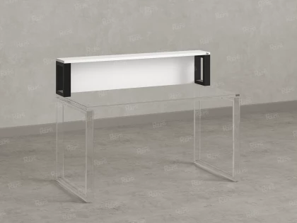 Надстройка для стола 1600x200x300 RM208-160x40 Белый/Черный