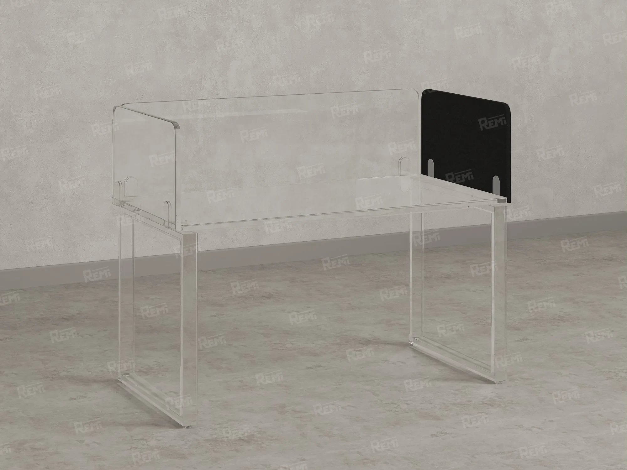 Фронтальный тканевый экран 800x16x400 RM205-80x40 Черный