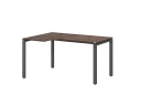 Стол угловой, П-опора, левый 1600x800/1000x750, RM053-16x8-10 Дуб Апрельский шоколад/Серый
