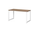 Стол прямой на O-образных опорах 1400x700x750 RM002-14x7 Дуб Юстус/Белый