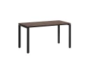 Стол прямой на П-образных опорах 1600x700x750 RM001-16x7 Дуб Апрельский шоколад/Черный