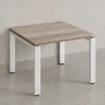 Журнальный стол с полкой 900x600x550 RM183-9x6 Дуб Маувелла/Белый