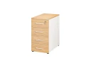Тумба приставная, 4 ящика 400x800x750 RM121-40x80 Вяз Швейцарский светлый/Белый