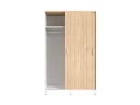 Шкаф-купе, штанга, 1 полка 1200x600x1900 RM163-90x60 Вяз Швейцарский светлый/Белый