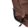 Кресло BERGAMO хром Коричневый/Коричневый, Флок (арт. 19372)