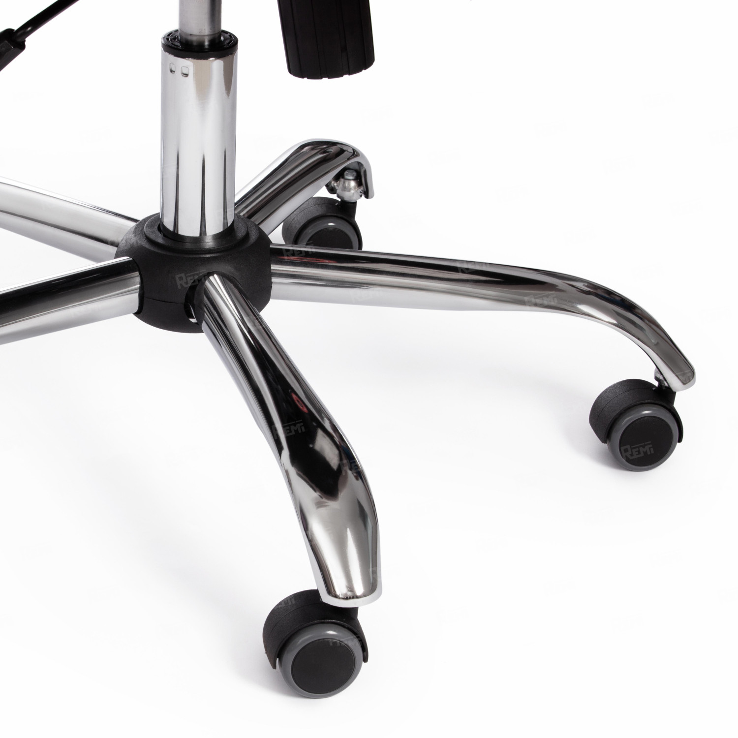 Кресло BERGAMO хром Коричневый/Коричневый, Флок (арт. 19372)