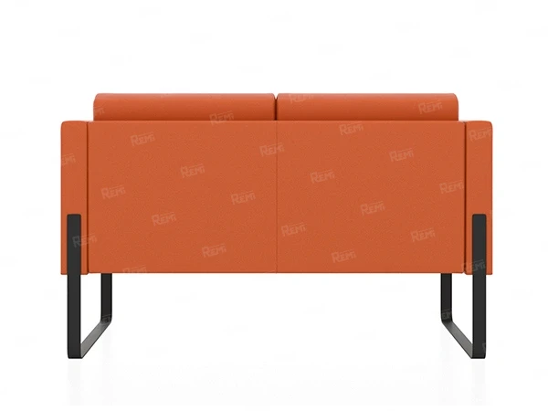 Диван ТРЕНД на 2 места цвет Оранжевый