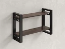 Полка настенная 900x200x500 RM194-90x20 Дуб Апрельский шоколад/Черный