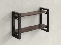 Полка настенная 900x200x500 RM194-90x20 Дуб Апрельский шоколад/Черный