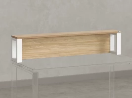 Надстройка для стола 1600x200x300 RM208-160x40 Вяз Швейцарский Светлый/Белый
