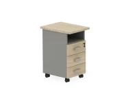 BRL RB091-45х58L Тумба приставная левая 450х580х740 Акация/Серый вулканический