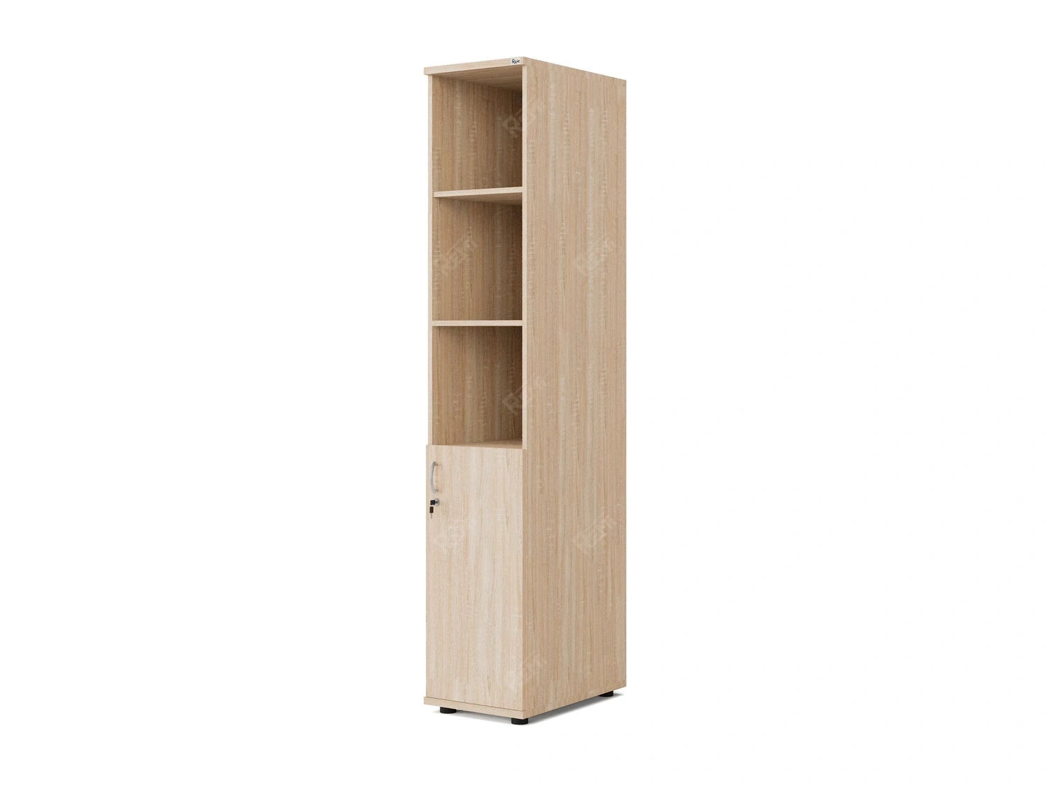 Шкаф комбинированный RLG031 350х550х1830 Дуб Сонома, Серия ЛАЙТ | LIGHT