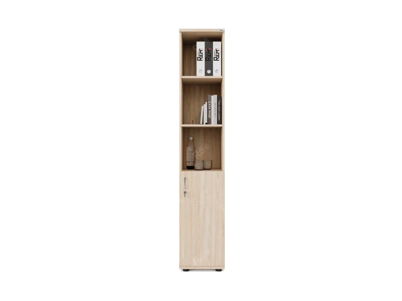 Шкаф комбинированный RLG031 350х550х1830 Дуб Сонома, Серия ЛАЙТ | LIGHT