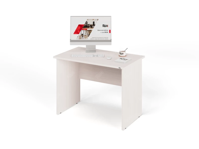 Прямоугольный стол RLG001 100x60x75 Дуб Молочный, Серия ЛАЙТ | LIGHT