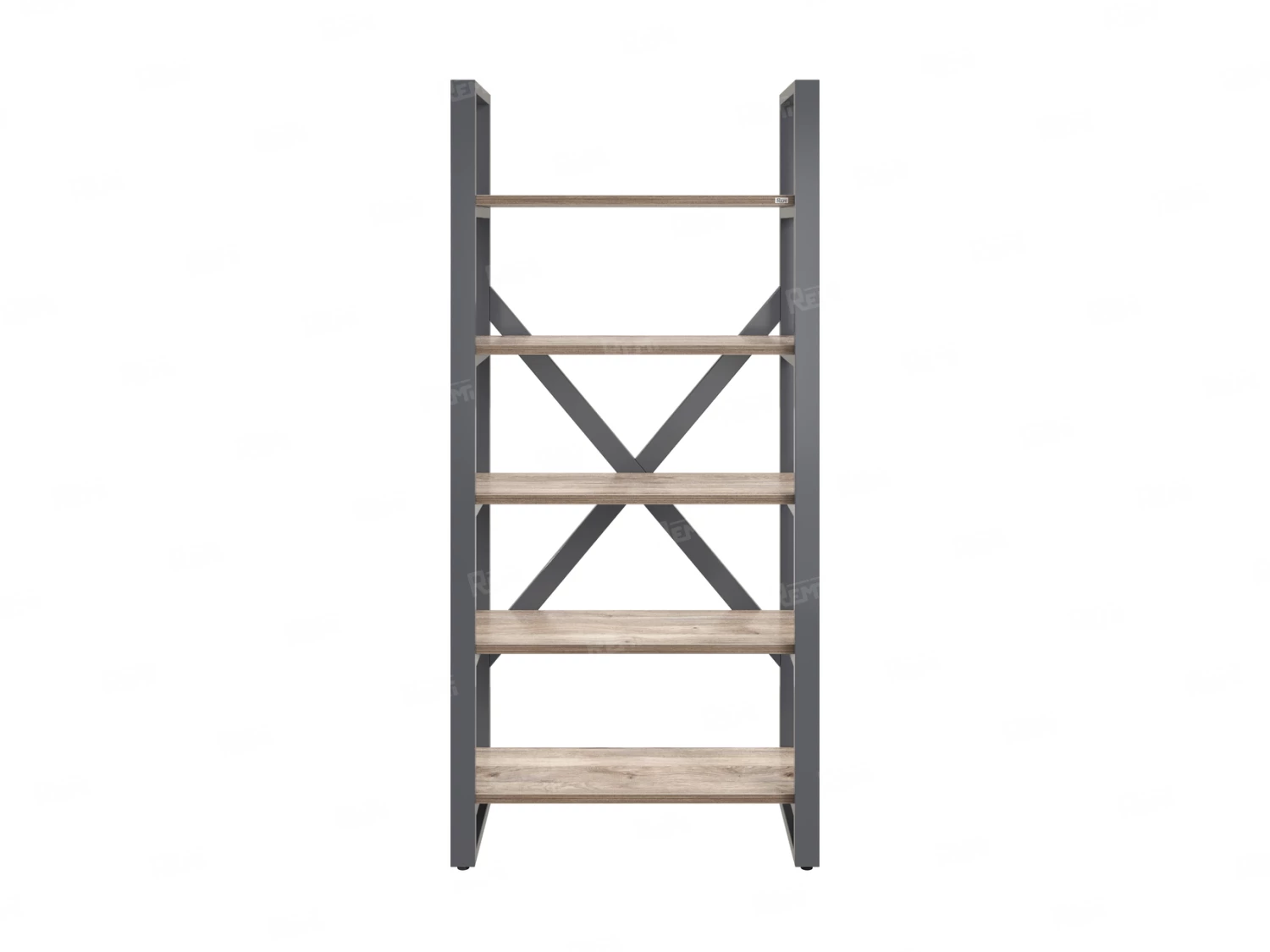 Стеллаж, 5 уровней 900x370x1920 RM131-90x37 Дуб Маувелла/Серый