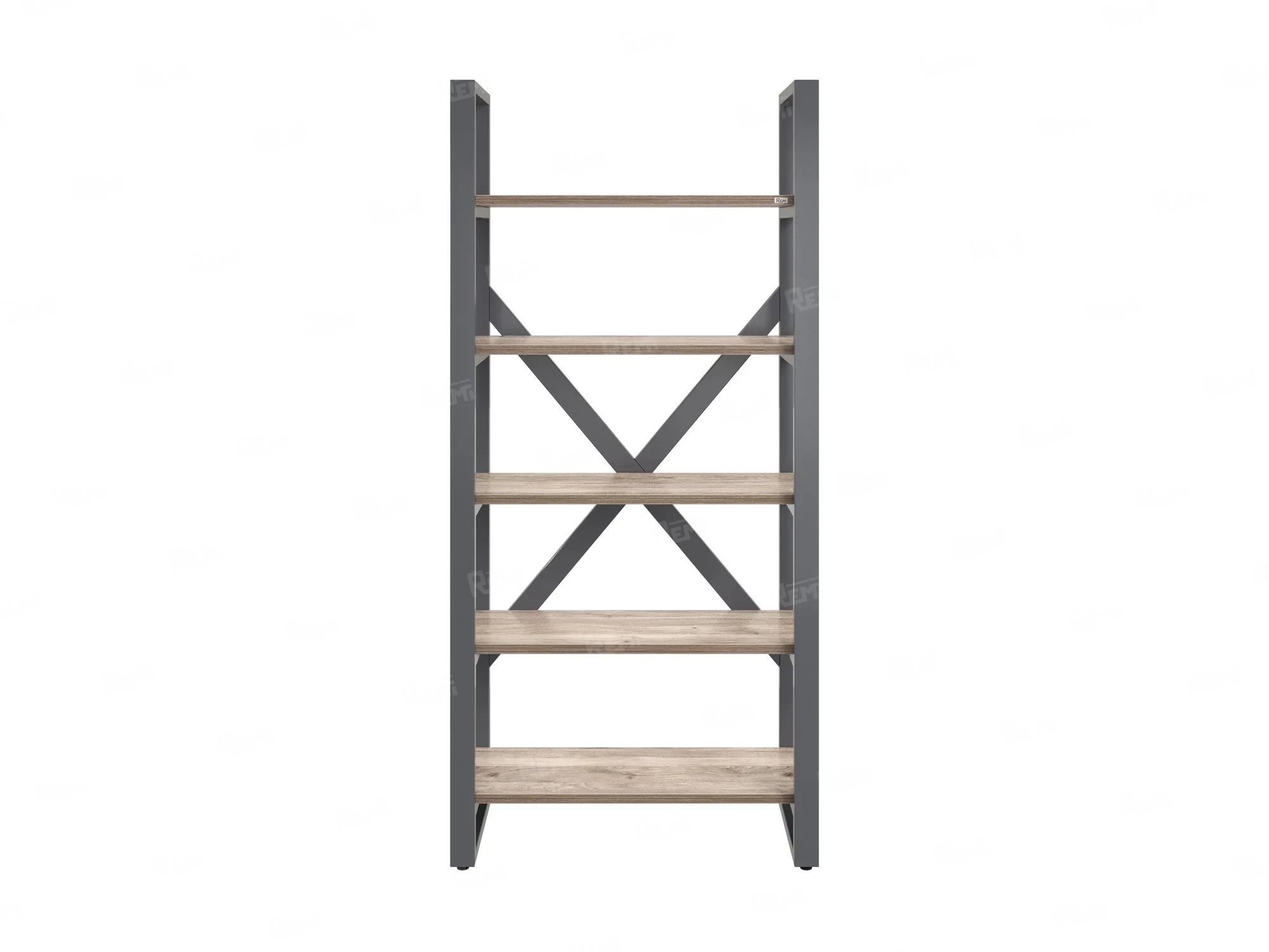 Стеллаж, 5 уровней 900x370x1920 RM131-90x37 Дуб Маувелла/Серый
