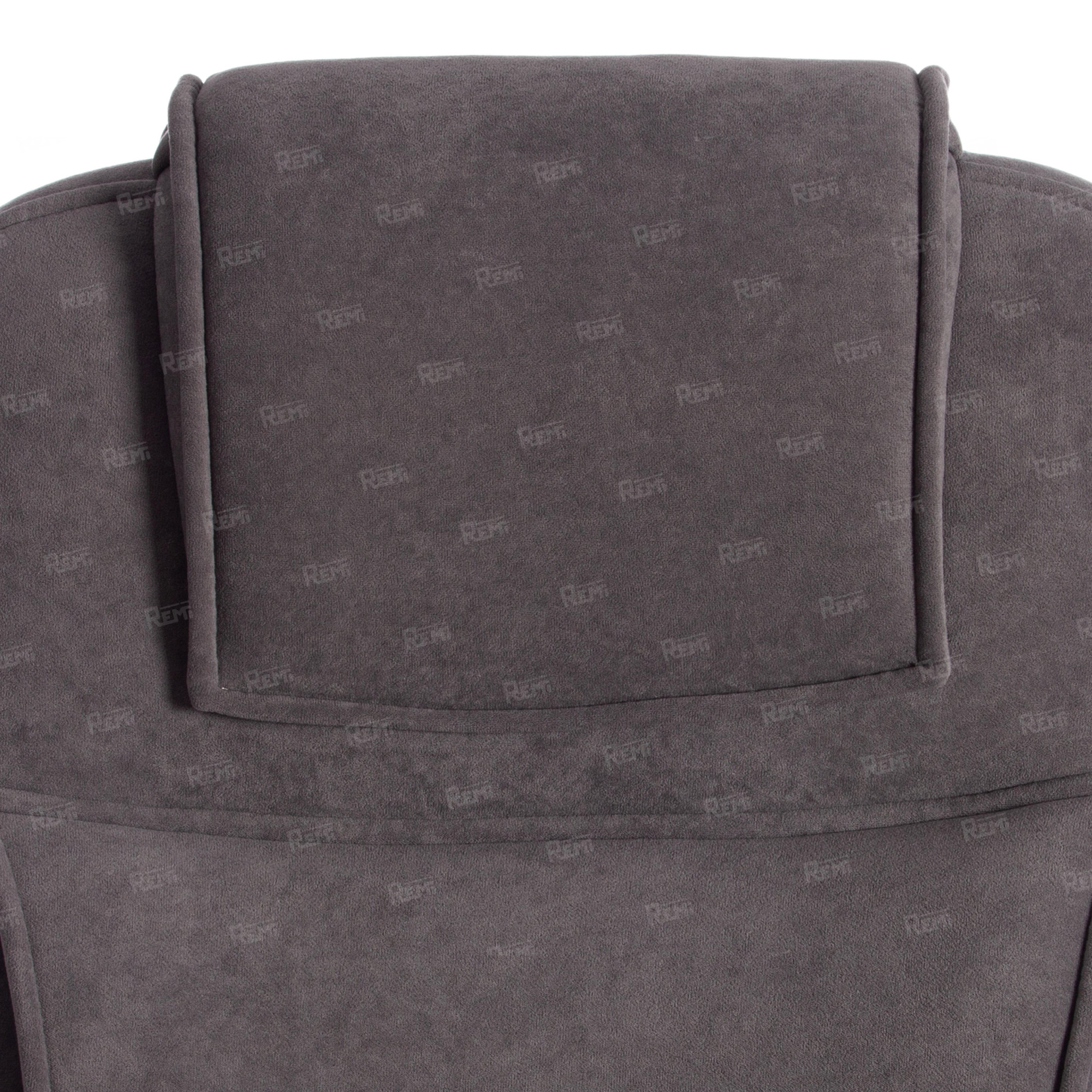 Кресло BERGAMO хром Серый/Серый, Флок (арт. 19374)