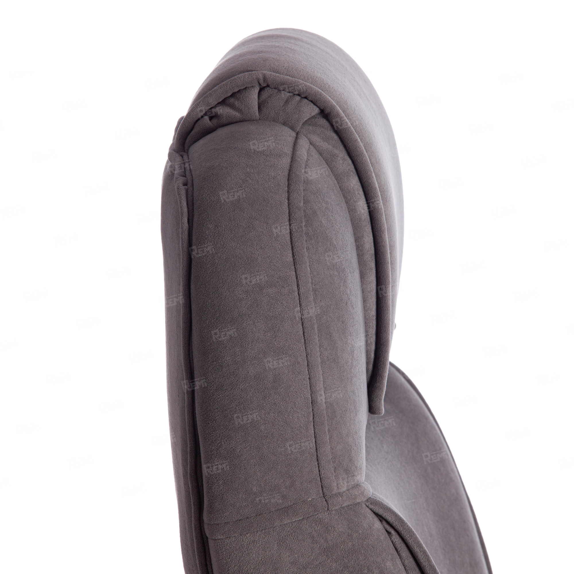 Кресло BERGAMO хром Серый/Серый, Флок (арт. 19374)