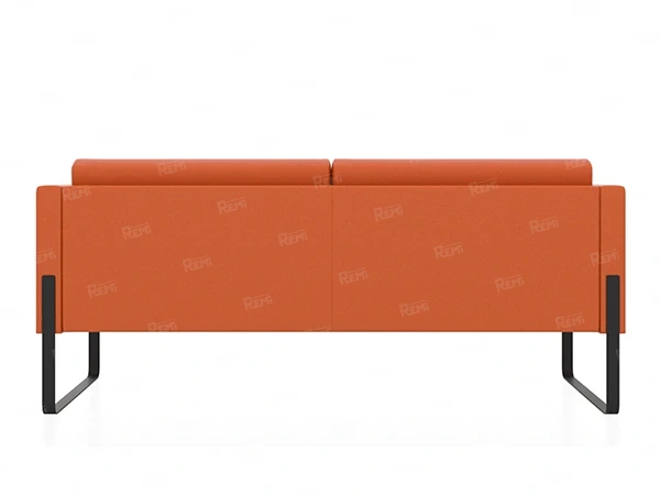 Диван ТРЕНД на 3 места цвет Оранжевый