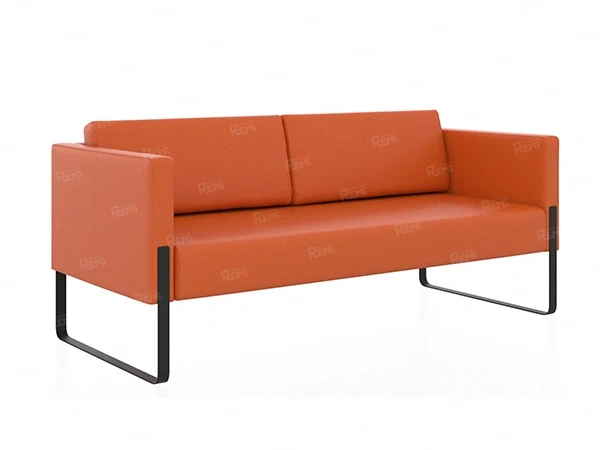 Диван ТРЕНД на 3 места цвет Оранжевый