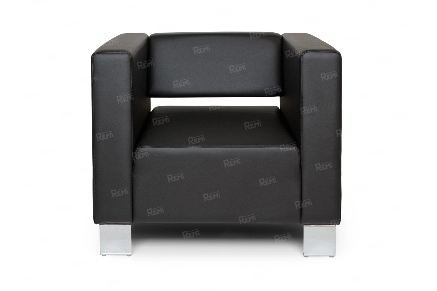 Кресло ГОРИЗОНТ на 1 место цвет Черный